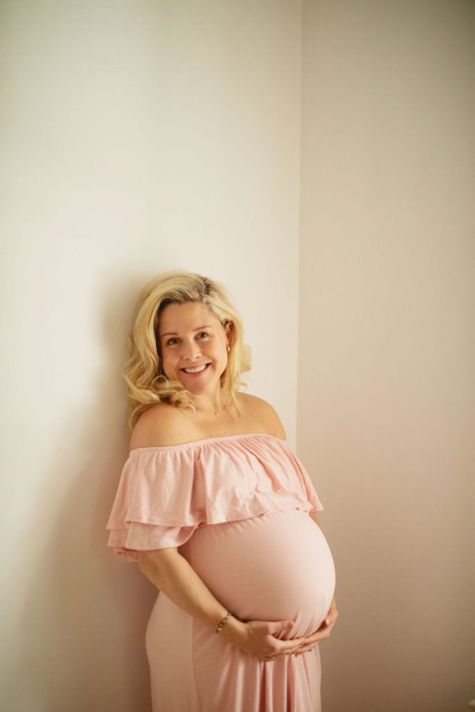 Edie Horstman pregnant with her son_how to heal pcos naturally