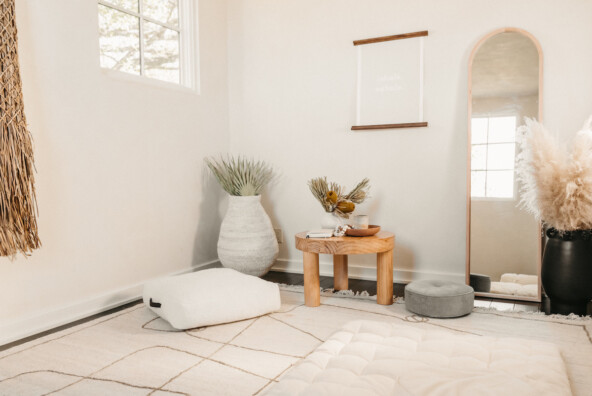 meditation room, camille's house