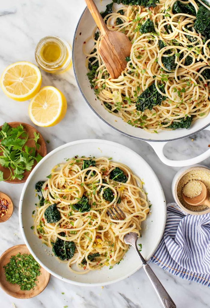 Spaghetti Aglio e Olio_lemon pasta recipes