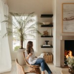 Camille Styles living room plants