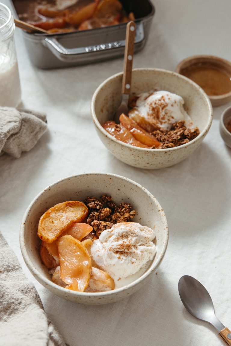 Manzanas horneadas con canela_Alimentos fáciles de digerir