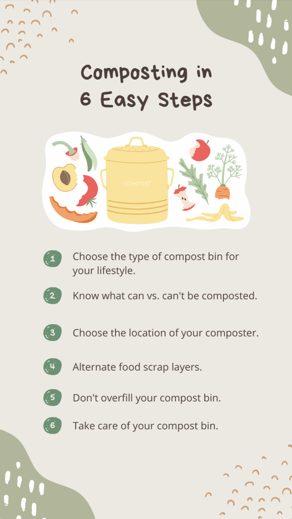 Easy ways to get started with composting! One of the easiest and low