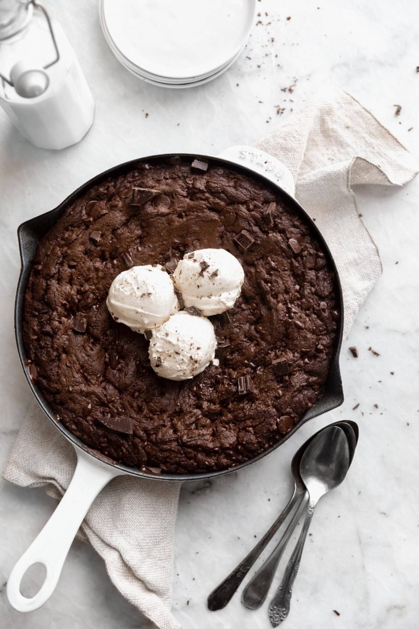 Broma Bakery Sarah Crawford - Double Chocolate Skillet Cookie - My Go To Meal