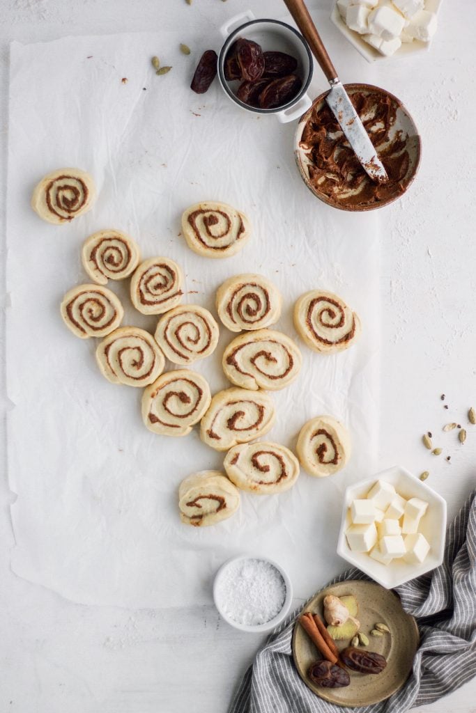 Spiced Orange Date-Paste Cinnamon Rolls