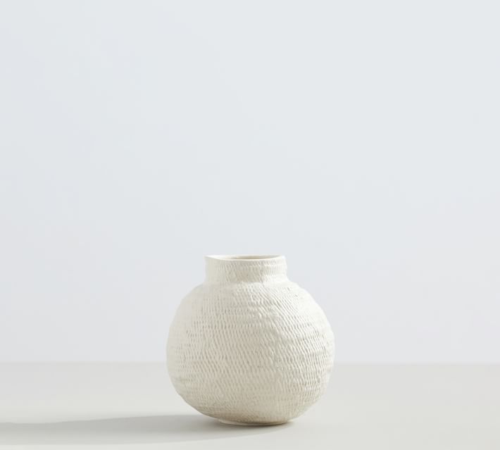 fraser white bud vase