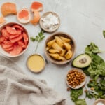 Grapefruit avocado salad.