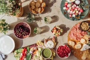 Spring fruits and vegetables