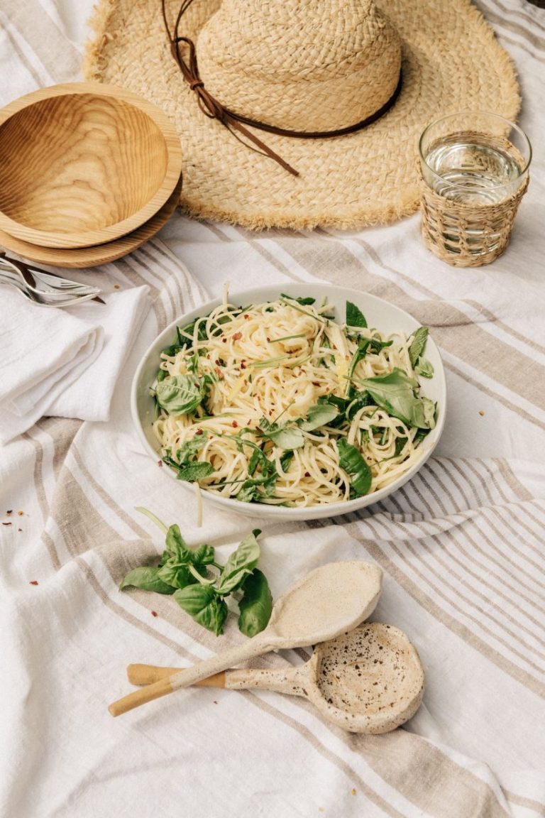 Creamy Lemon Pasta_summer light noodle recipe