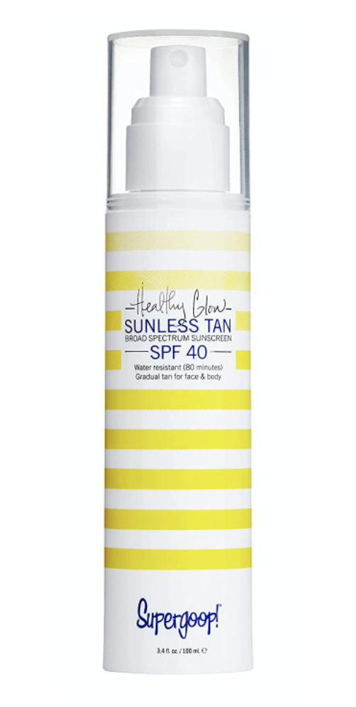 Supergoop! Healthy Glow Sunless Tan SPF 40, best new sunless tanners