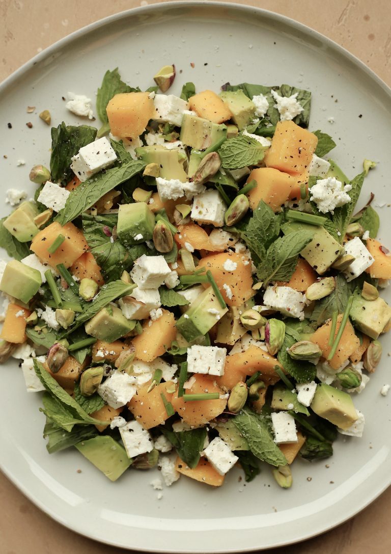 Mango Salad and Feta_ the best high-fiber fruit