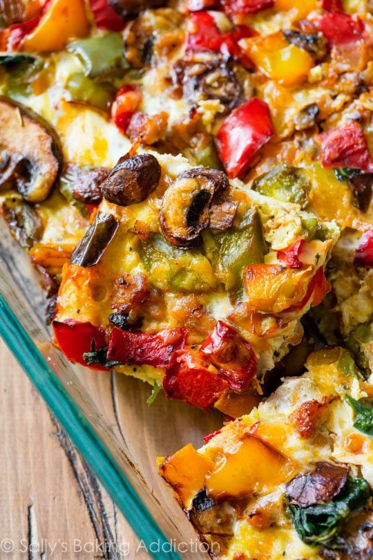 Easy Make-Ahead Breakfast Casserole_grab and go breakfast ideas for work