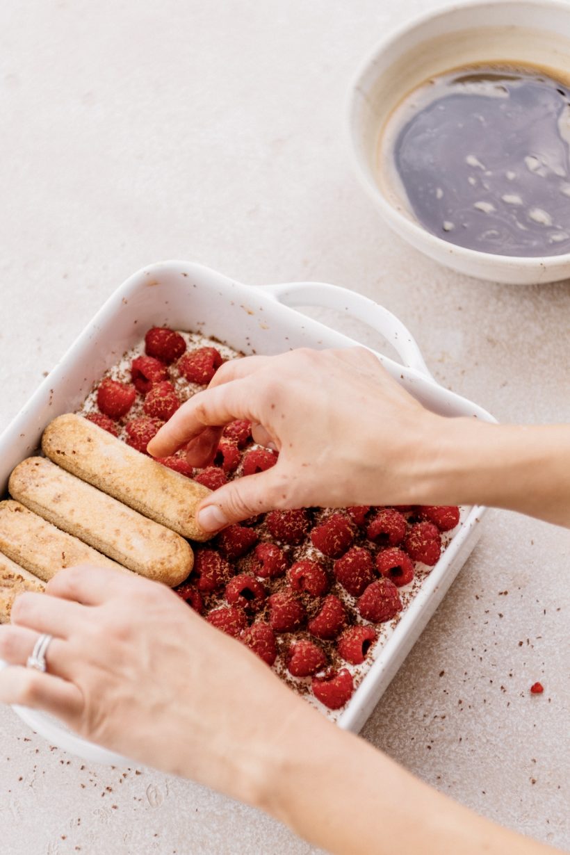 Easy Raspberry Tiramisu Recipe, summer dessert
