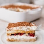 Easy Raspberry Tiramisu Recipe, summer dessert