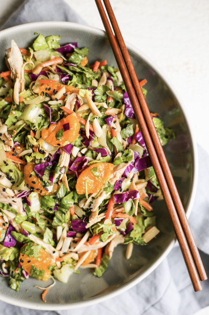 Chopped Asian-Inspired Chicken Salad with ‘Peanut Dressing’ from The Defined Dish_best chopped salad recipes