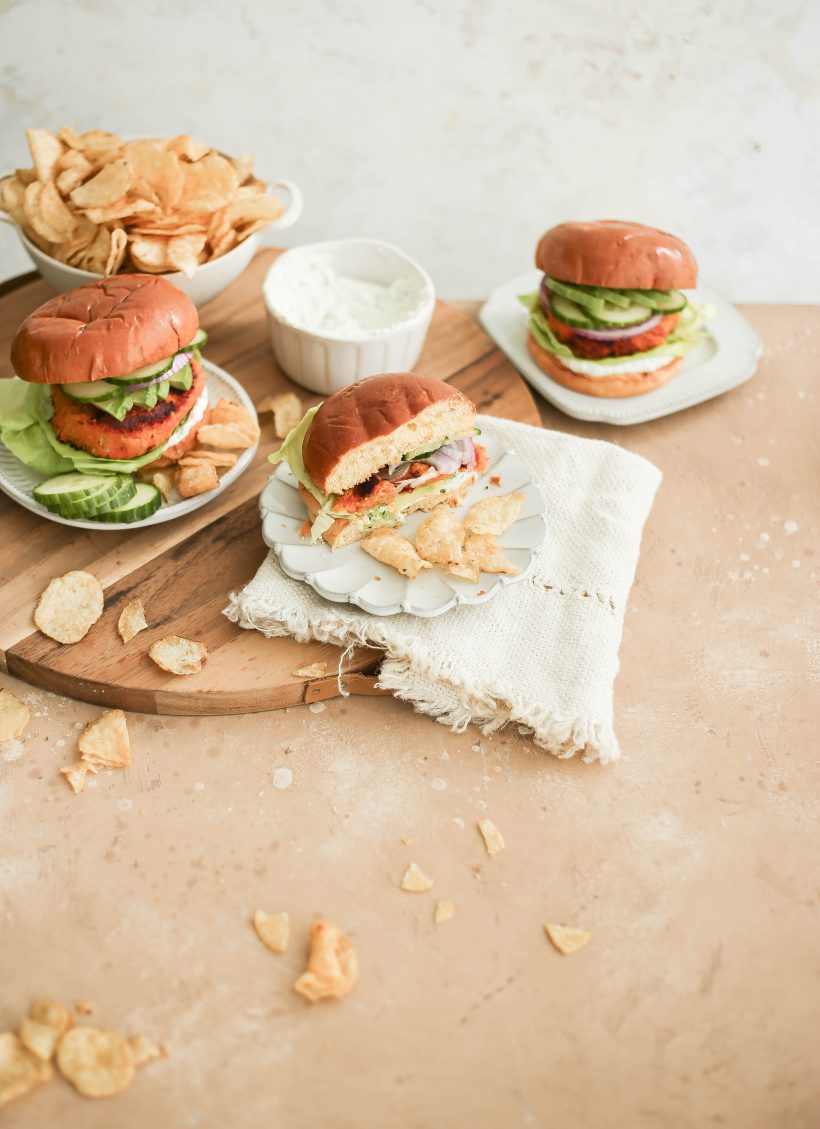 Sweet potato falafel - veggie burger - veggie burger