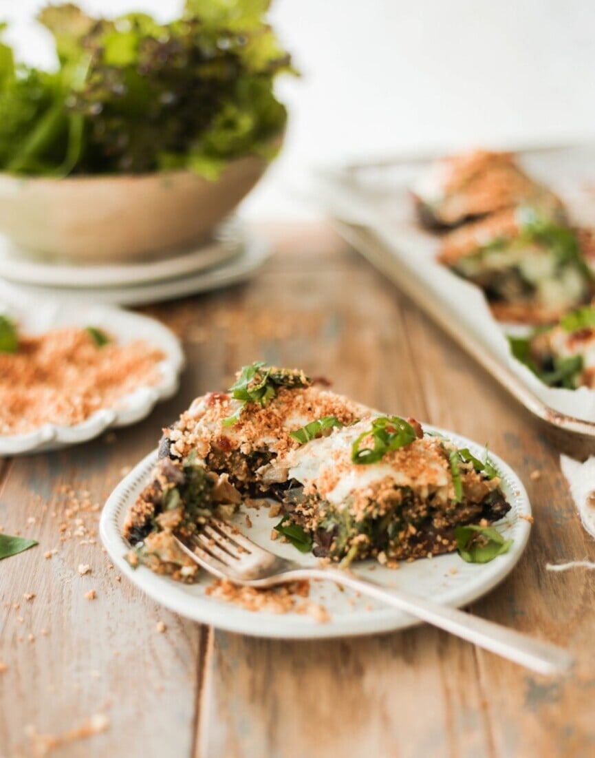 Cheesy Portobello Mushrooms