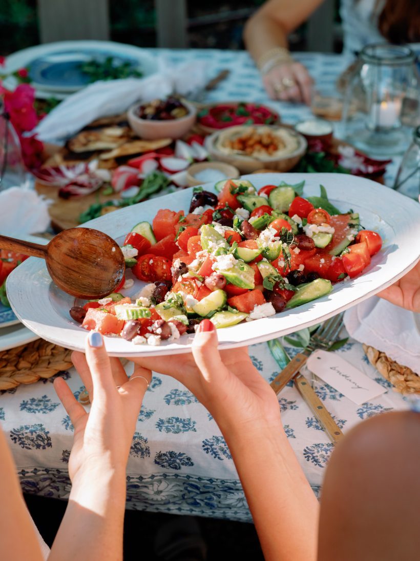 chopped greek-watermelon-salad