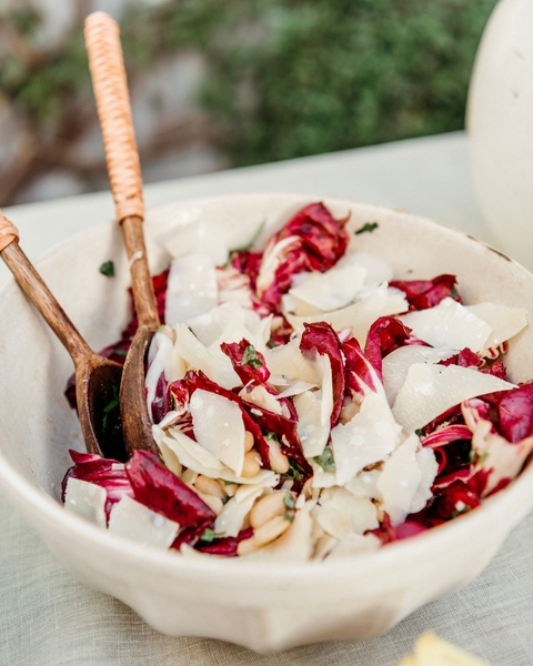 White Bean & Radicchio Salad_vegetarian fourth of july recipes