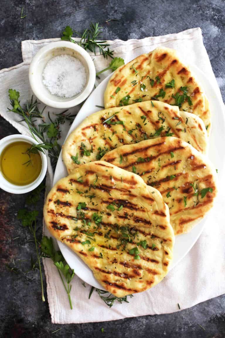 Easy Grilled Flatbread from The Baker Chick_unique grilling ideas
