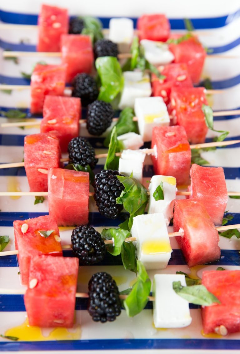 Watermelon skewer_ snack for the party