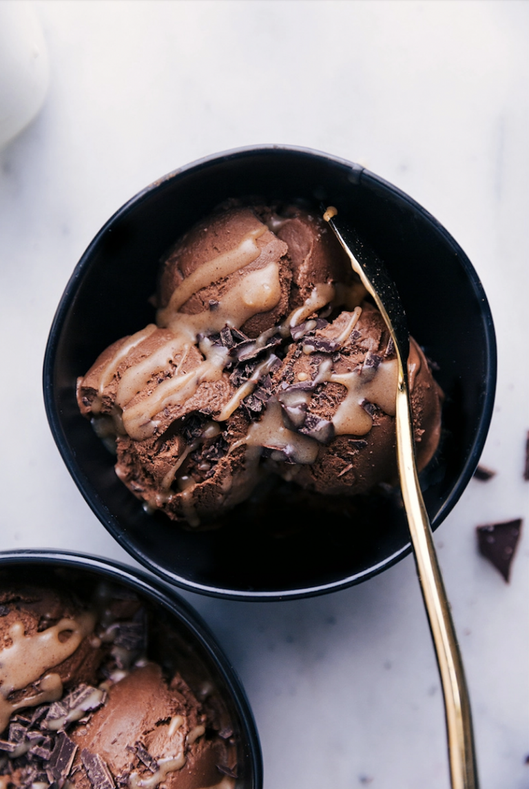 Chocolate Sweet Potato Ice Cream_healthy ice cream recipes