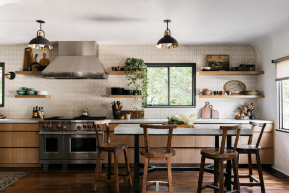 earthy kitchen