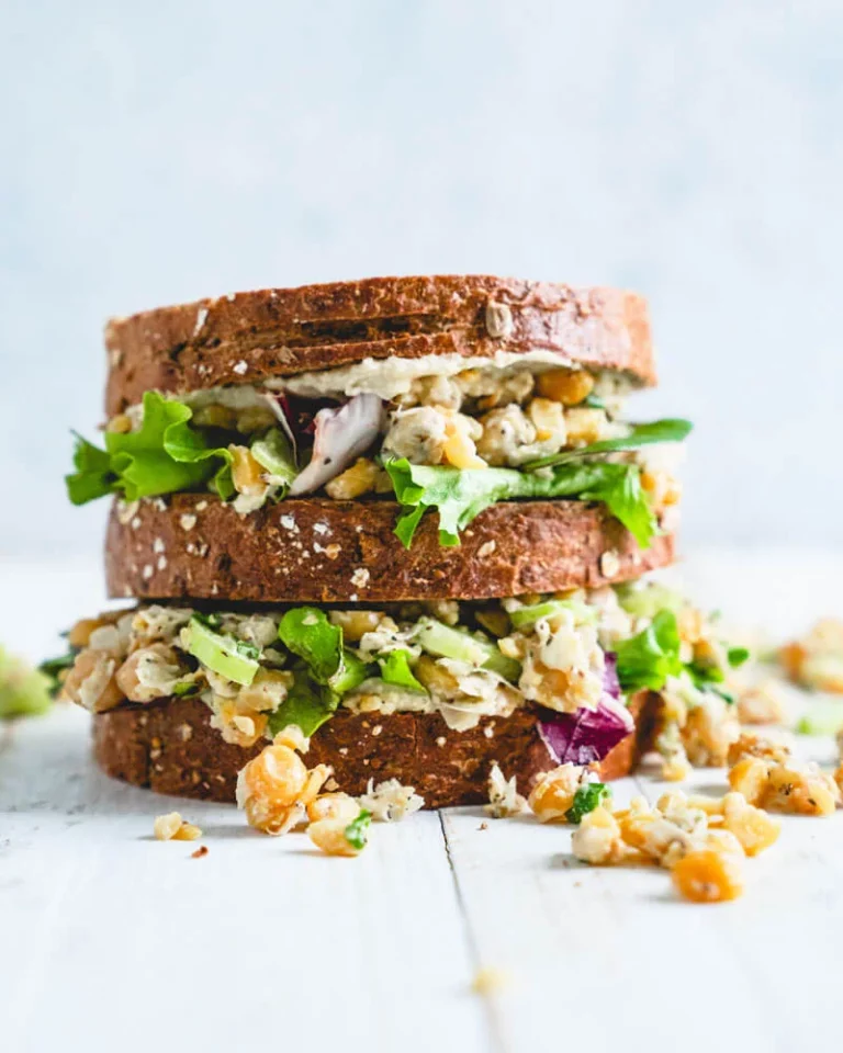 Easy Chickpea Salad Sandwich_no cook summer meals