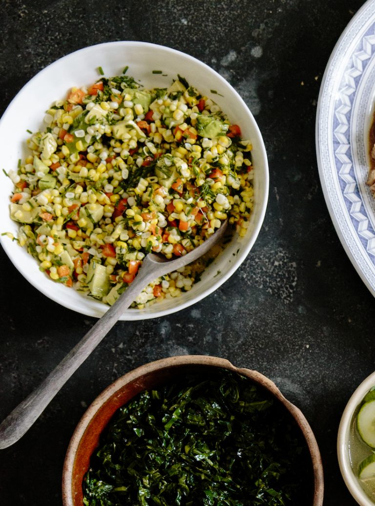 Corn & Avocado Salad - 4th of July Recipes Vegetarians