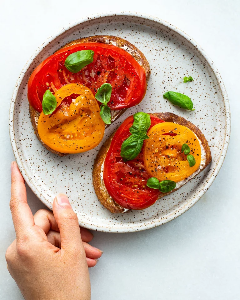 Heirloom Tomato Toast_no cook summer meals