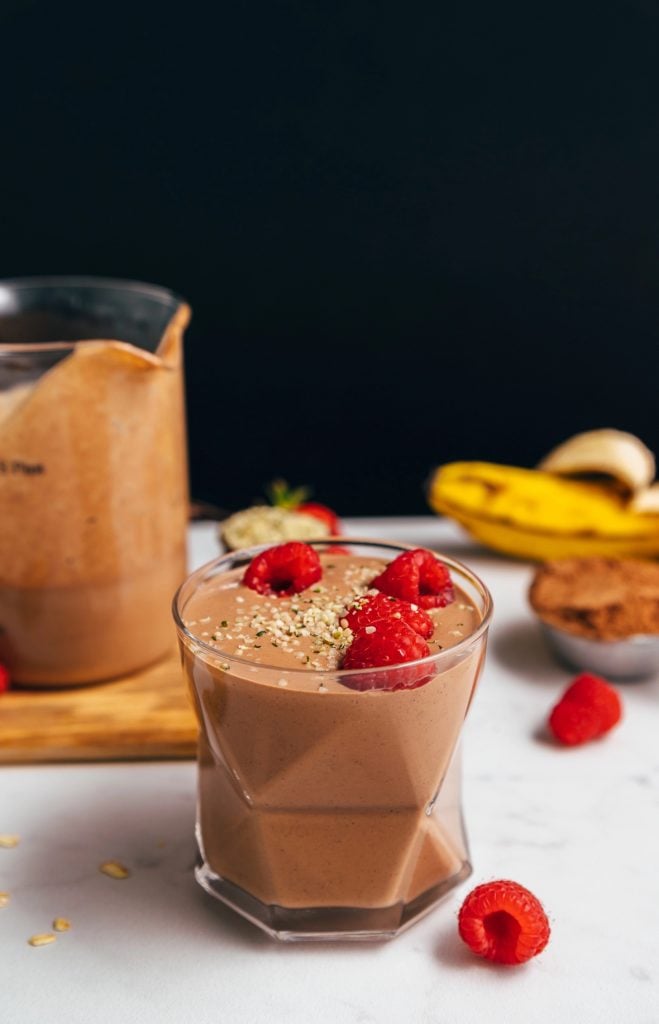Chocolate Protein Shake_smoothies that keep you full