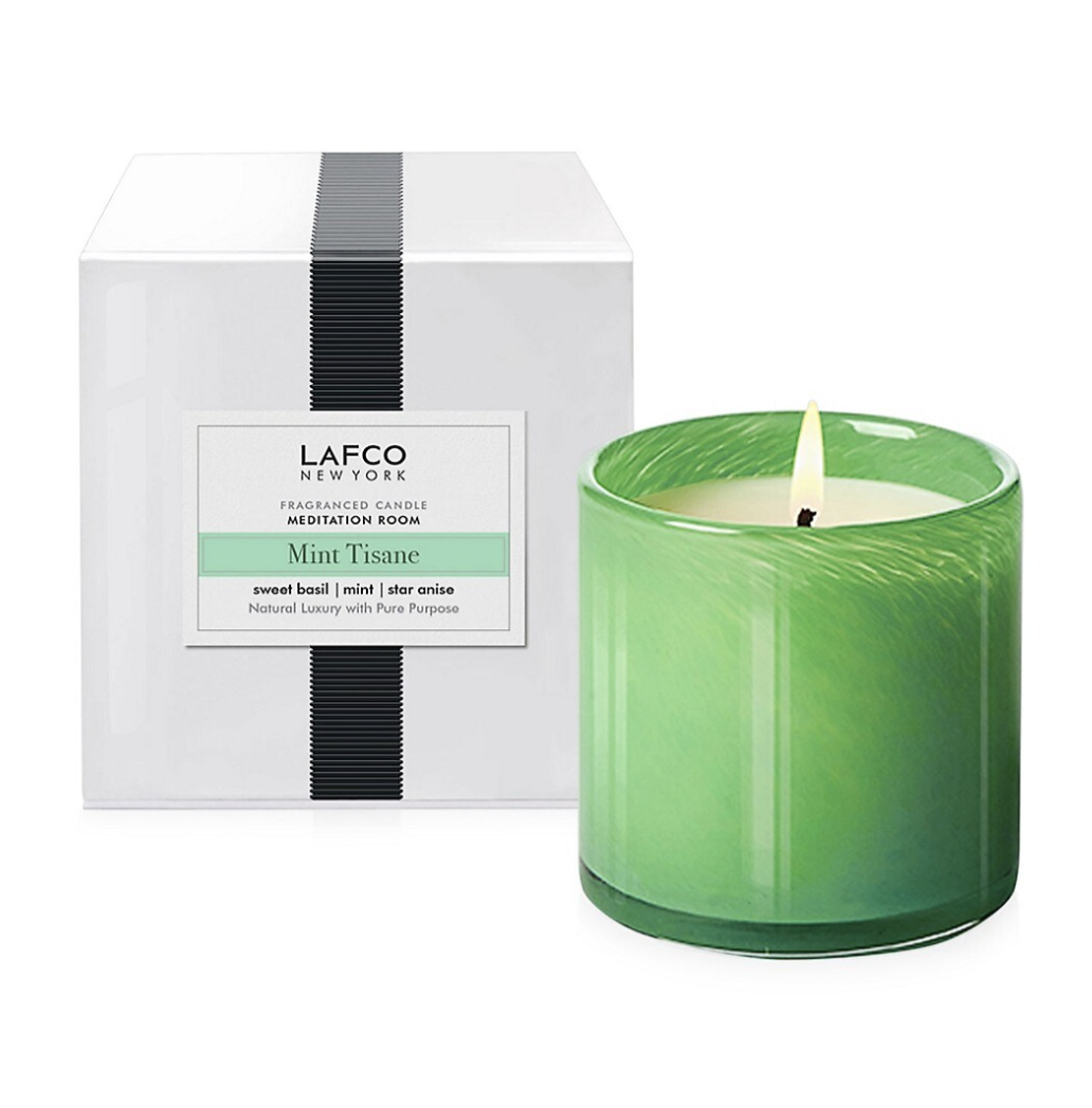 LAFCO Mint Tisane Meditation Room Classic Candle, best aromatherapy candles