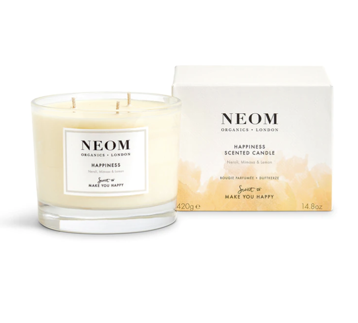 NEOM Happiness Scented Candle, best aromatherapy candles