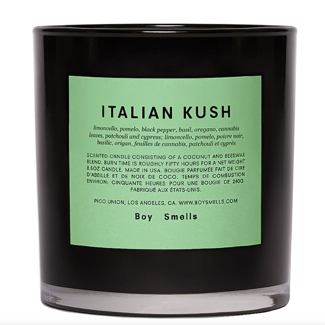 Boy Smells Italian Kush, best aromatherapy candles