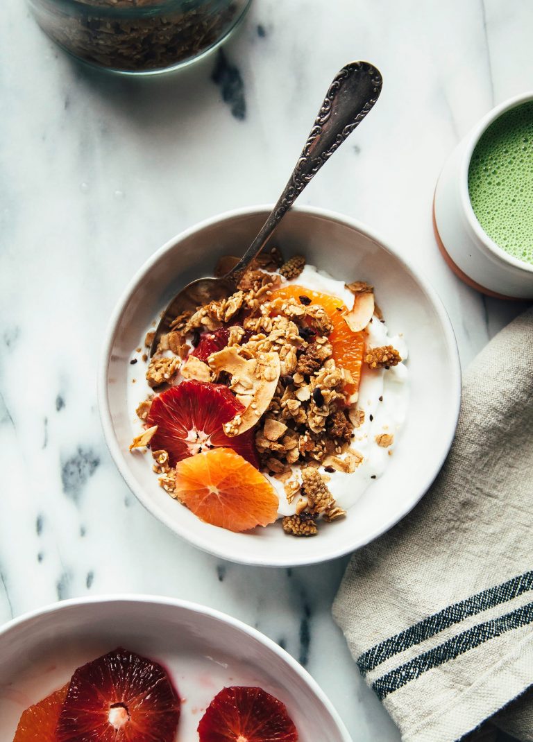 Tahini Granola With Orange, Cacao, and Mulberries_father's day brunch