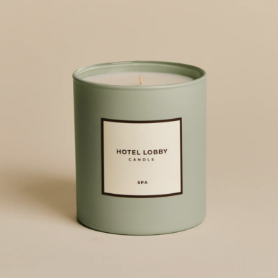 Hotel Lobby Spa candle