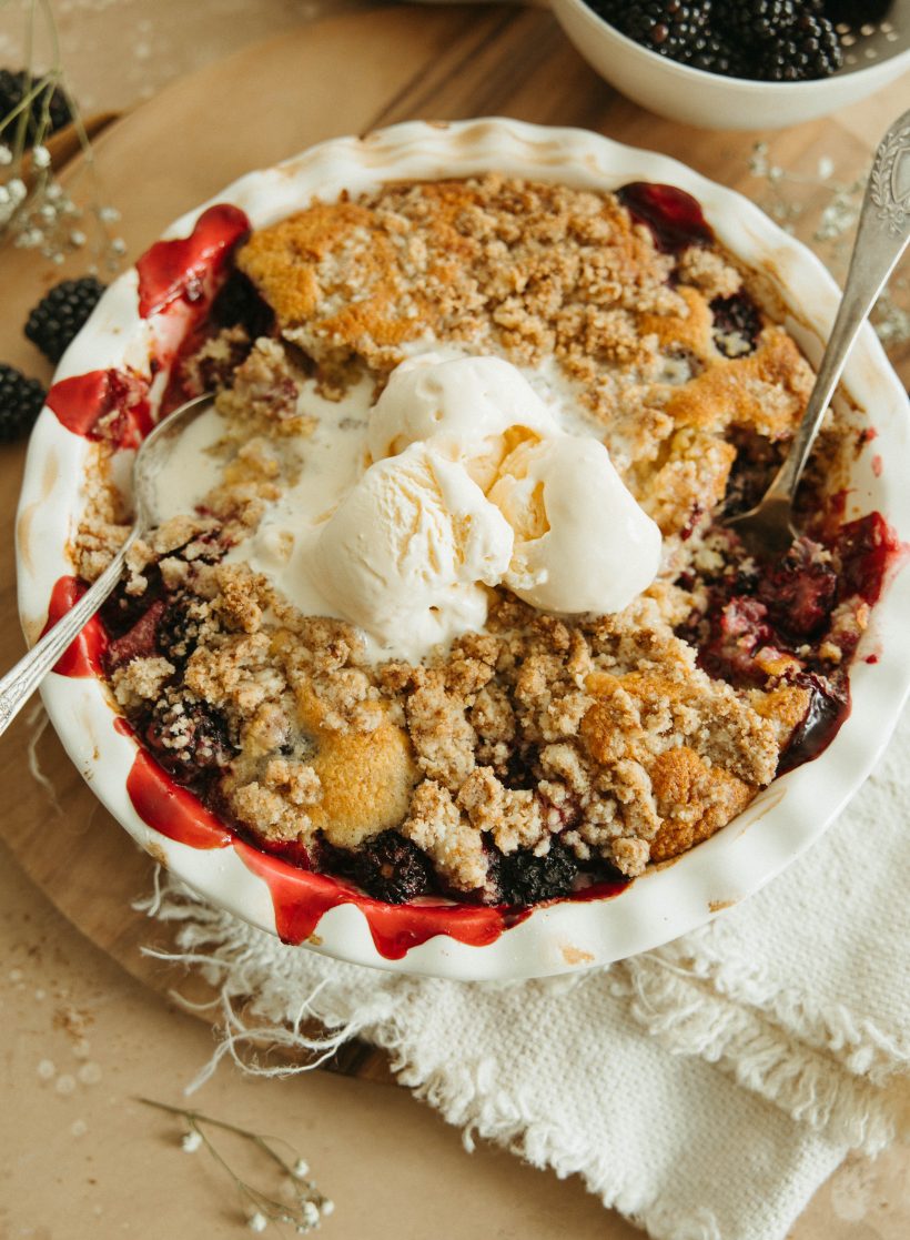 easy summer dessert recipes for blackberry cobbler