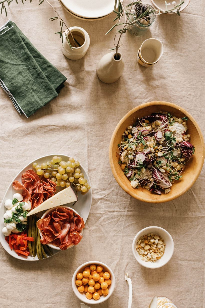 italian dinner party, antipasto, cassandra lavalle, cheese plate