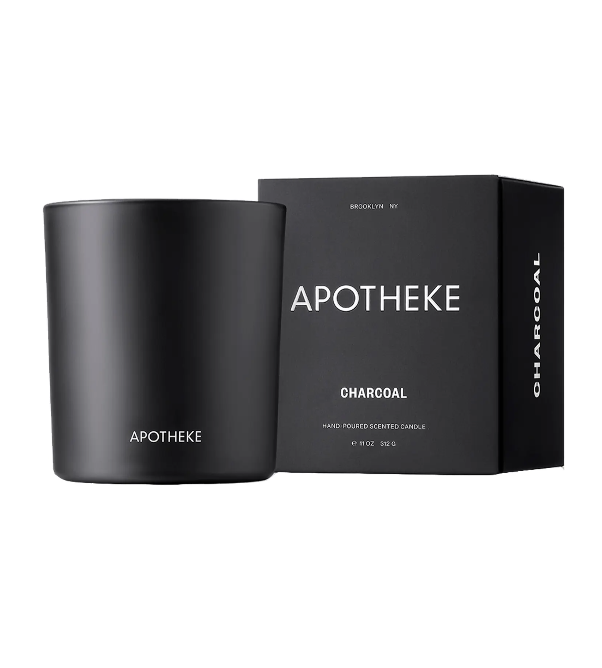 APOTHEKE Signature Charcoal Candle, best aromatherapy candles