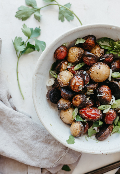 Salt and Vinegar Crispy Potatoes_vegetarian fourth of july recipes