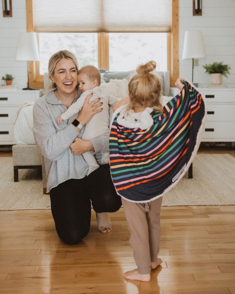 jenna kutcher morning routine, baby, mother, child