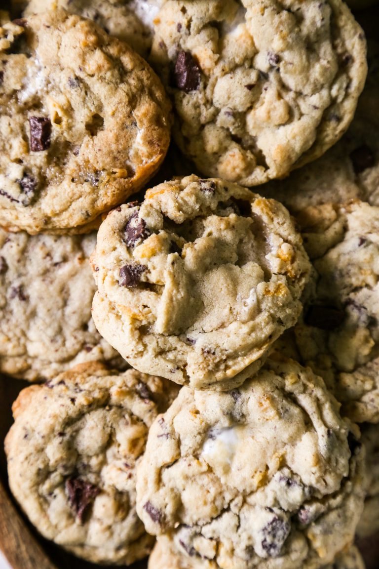 S'Mores Cornflake Cookies_4th of july desserts