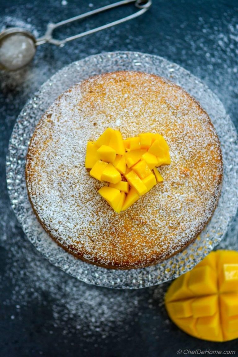 Dessert recipe Moist Mango Pound Cake_mango