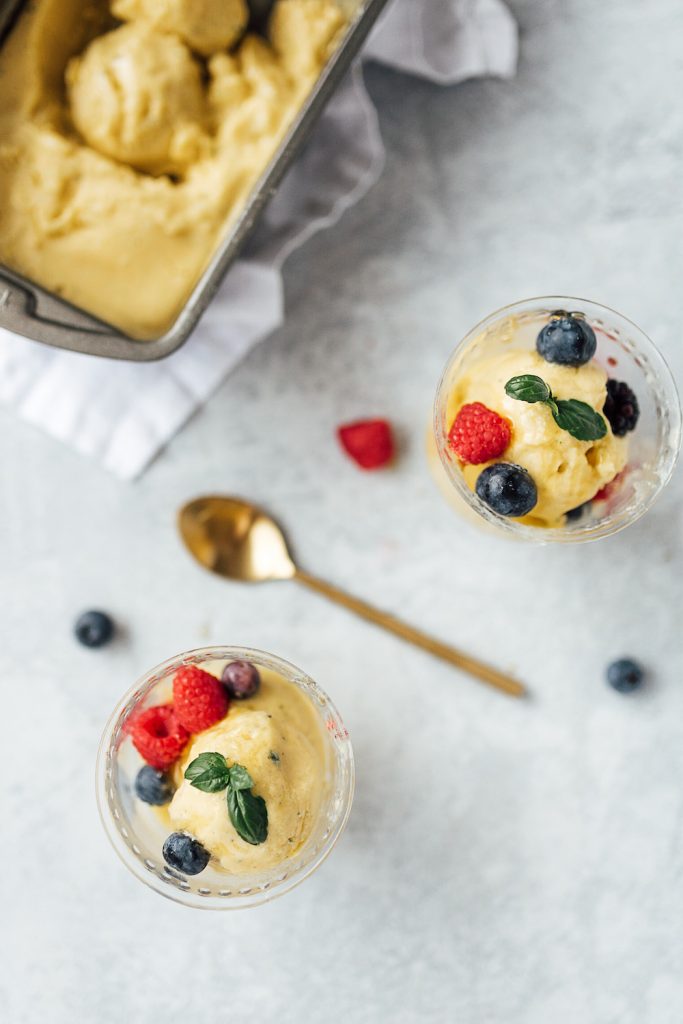 3-Ingredient Mango Sorbet (No-Churn!) - Minimalist Baker Recipes