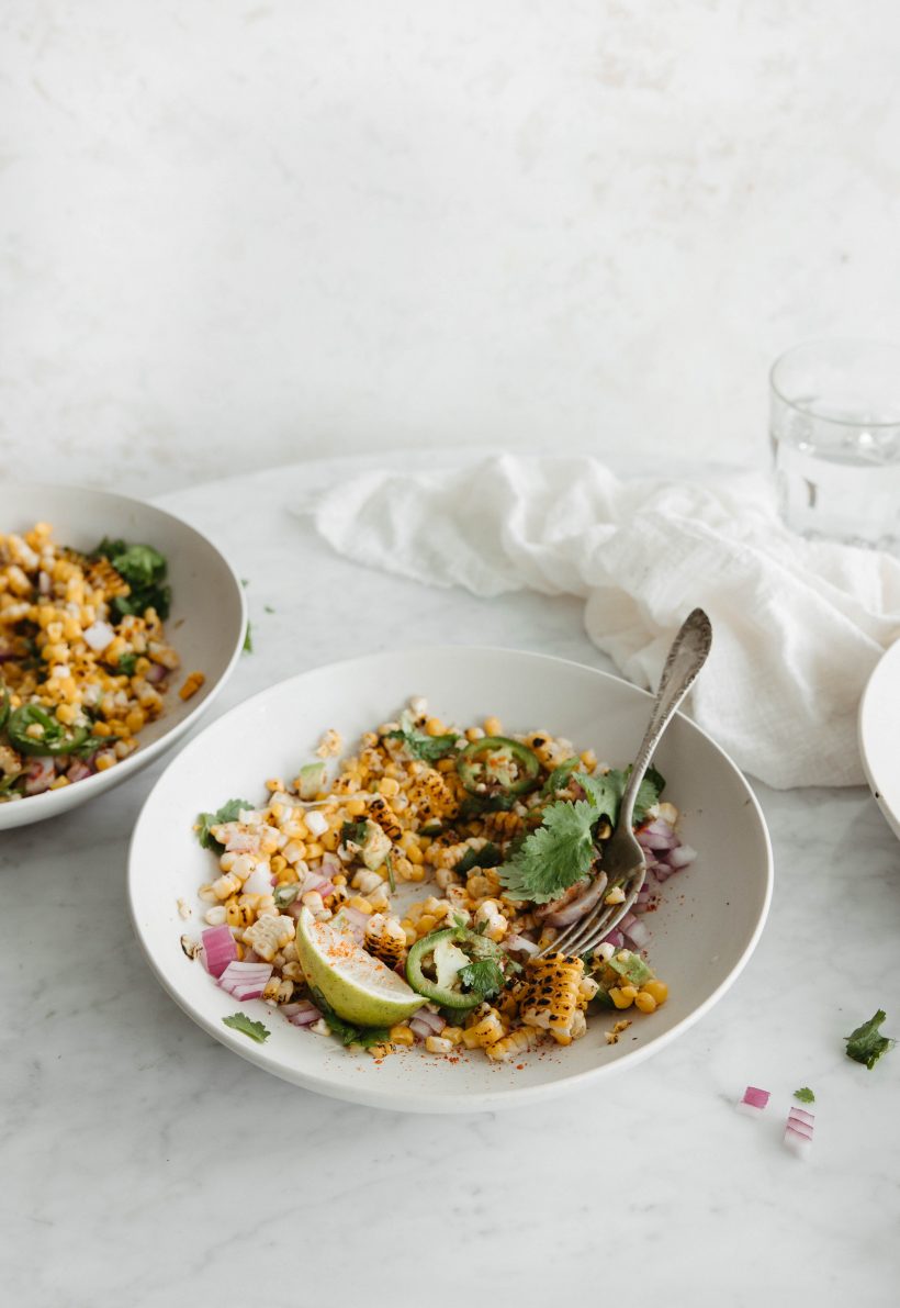 masala bhutta corn salad - summer salad