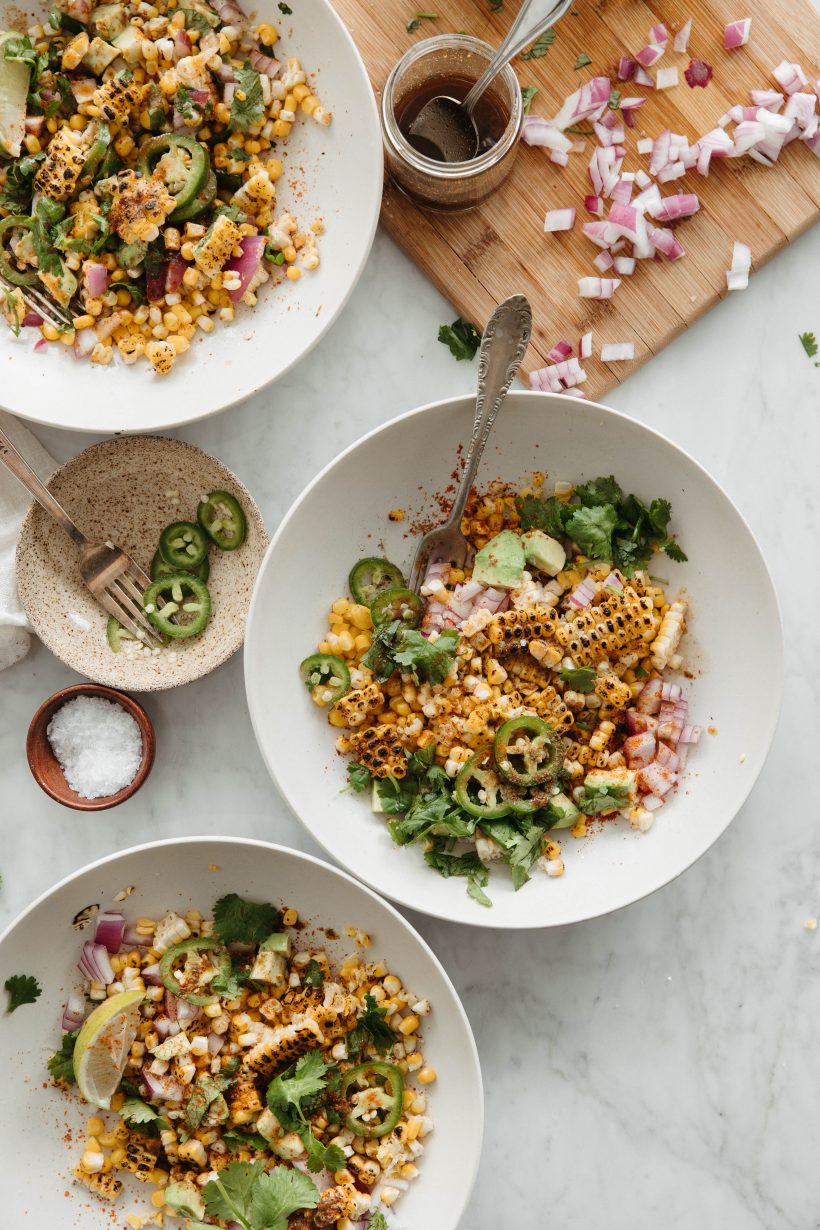 corn salad masala bhutta - summer salad