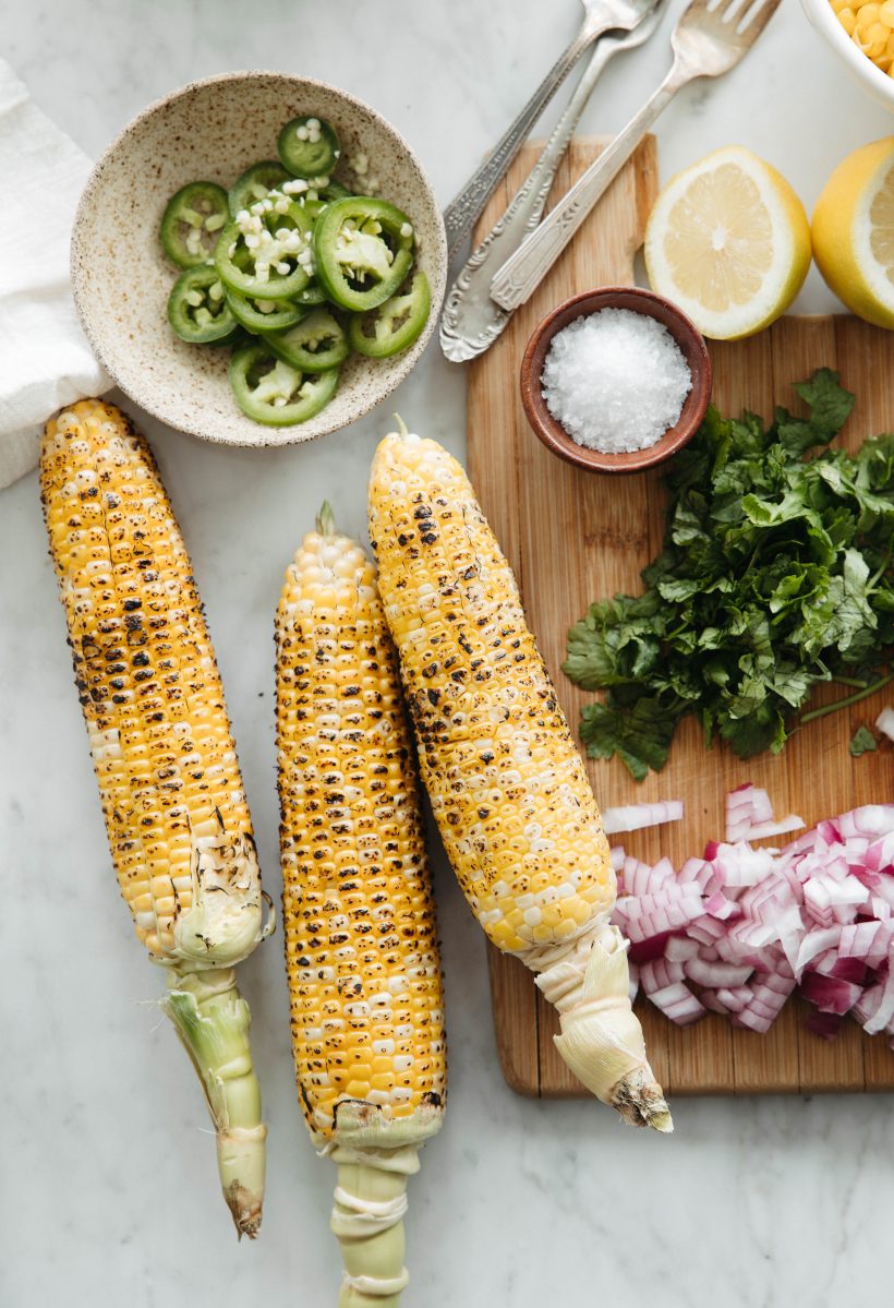 corn salad masala bhutta - summer salad