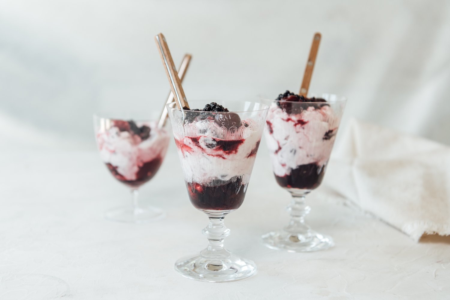 summer fruit fools_healthy valentine's day desserts