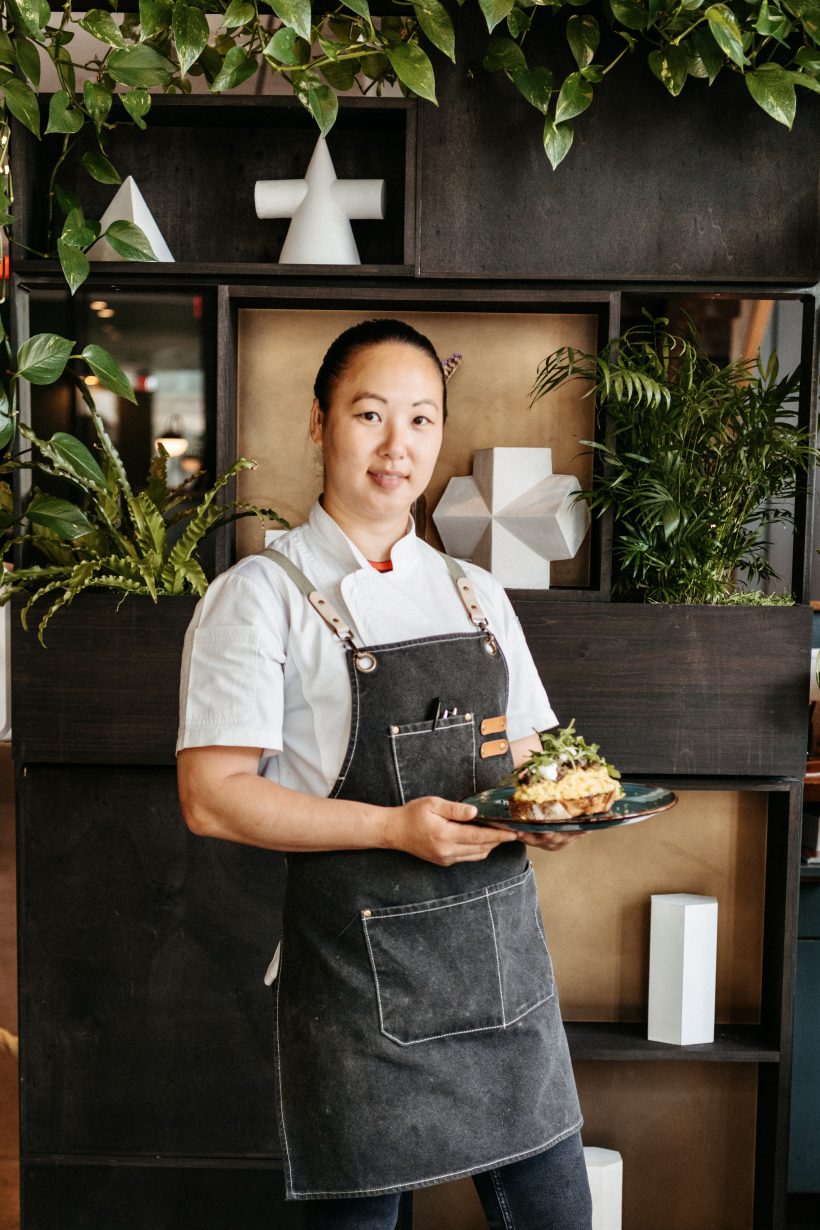 Lingzhi toast with chef kaleena Bliss