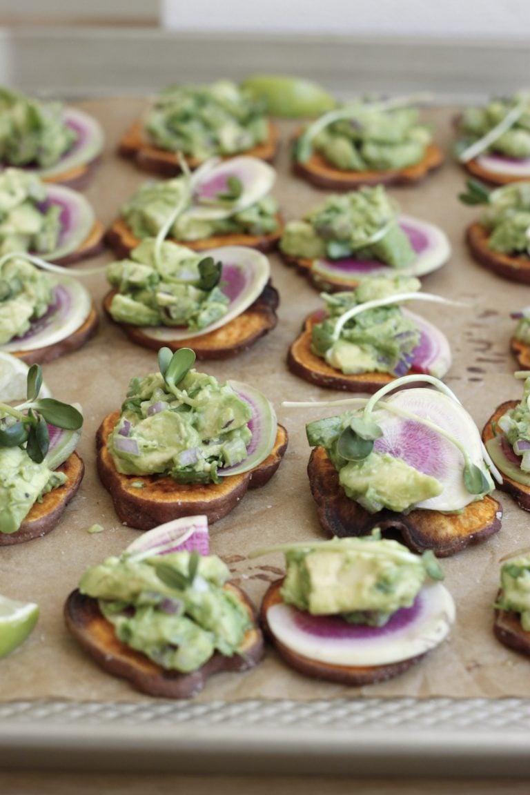 Sweet Potato Guacamole Toasts_avocado toast recipes