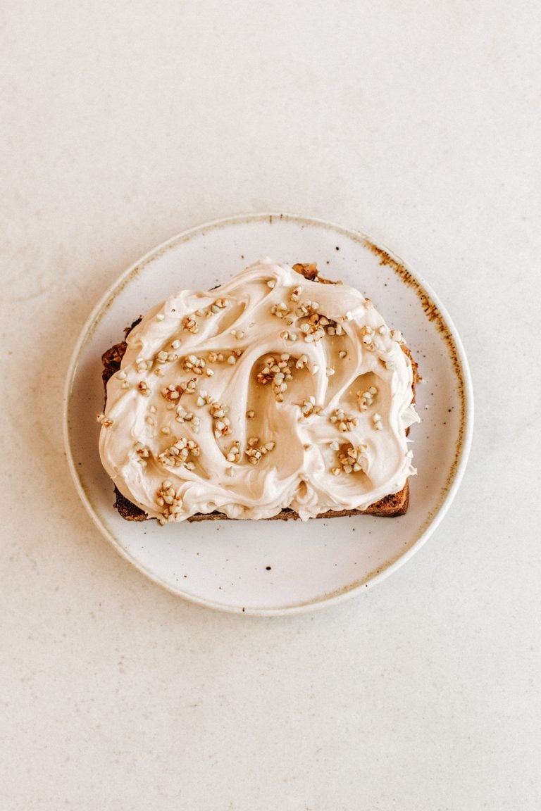 Pan de Plátano y Nueces con Espresso Mascarpone